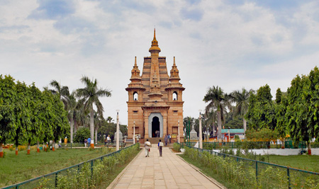 The temple at Sarnath